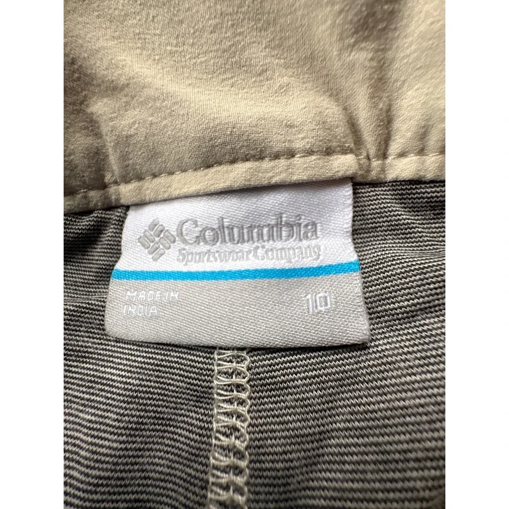 Columbia Women's Tan Skort Size 10 Nylon Stretch Active Golf AL1931‎ 1710551